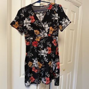 Mini floral dress
